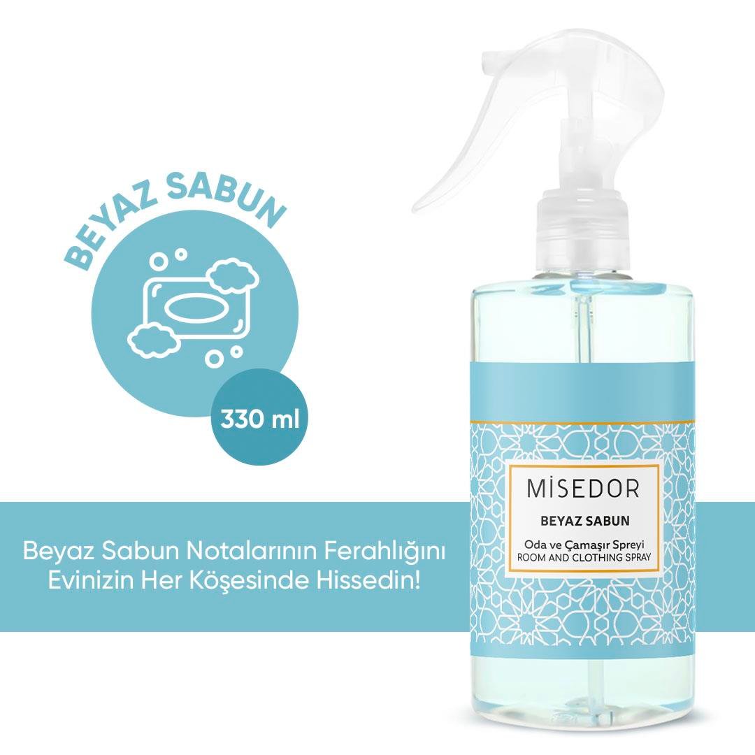 Misedor Beyaz Sabun Oda Kokusu ve Çamaşır Parfümü 330 ml